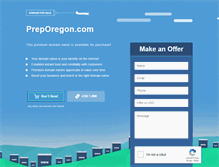 Tablet Screenshot of preporegon.com